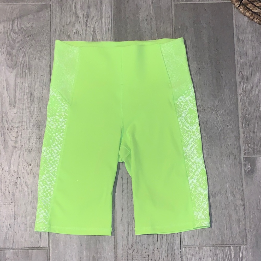 Athleta Reflective Biker Shorts